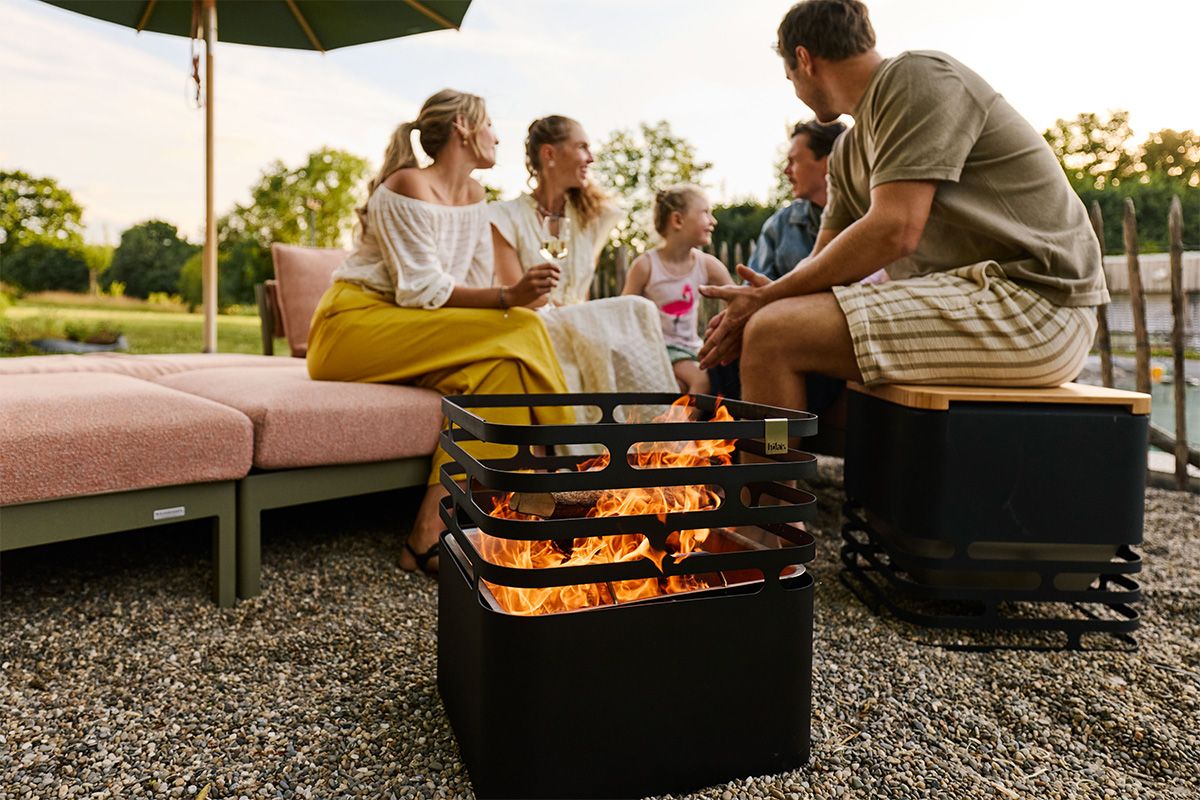 Cube Fire Basket