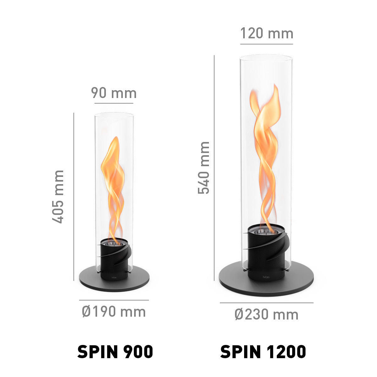 SPIN 1200 Tabletop Fireplace