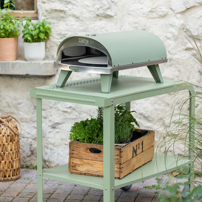 ZiiPa Piana Gas Pizza Oven with Rotating Stone - Eucalyptus