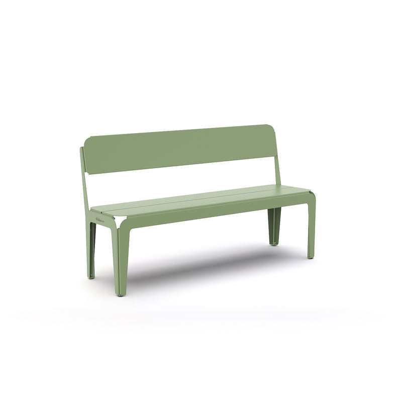 Bended Bench Seat with Backrest