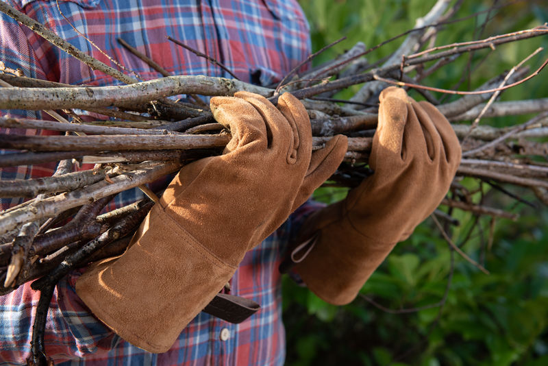 Leather Heat-Resistant Gloves
